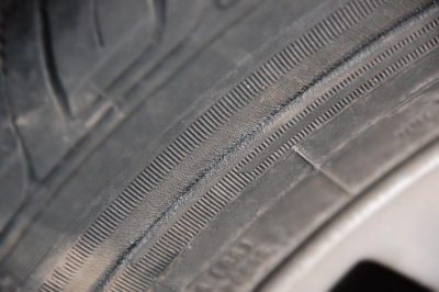 Under-inflated tire damage