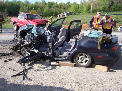 Head-On-Collision-In-Construction-Zone-Truck-and-Car